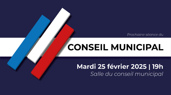 Annonce conseil municipal 25-02